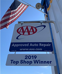 Outside AAA Sign